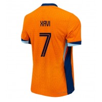 Nederland Xavi Simons #7 Hjemmedrakt EM 2024 Kortermet